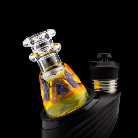 Catfish Glass Clear Lip Honeycomb Dry Top #CAF08 - Planet Caravan