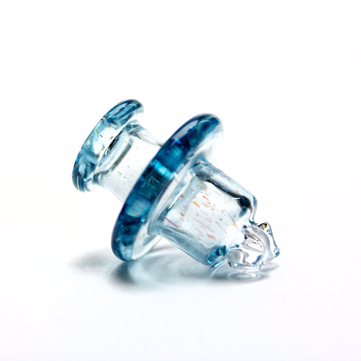 Sandalz Glass Atomic Stardust (UV) Dichro 3DXL Spinner Cap #SAN18 - Planet Caravan