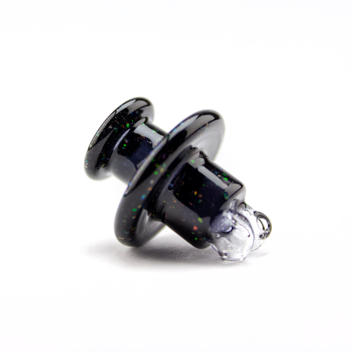 Sandalz Glass Black Crushed Opal 3DXL Spinner Cap #SAN19 - Planet Caravan