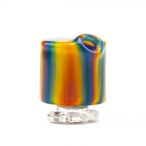 Sandalz Glass MShea Rainbow Pivot Spinner Tip #SAN22 - Planet Caravan