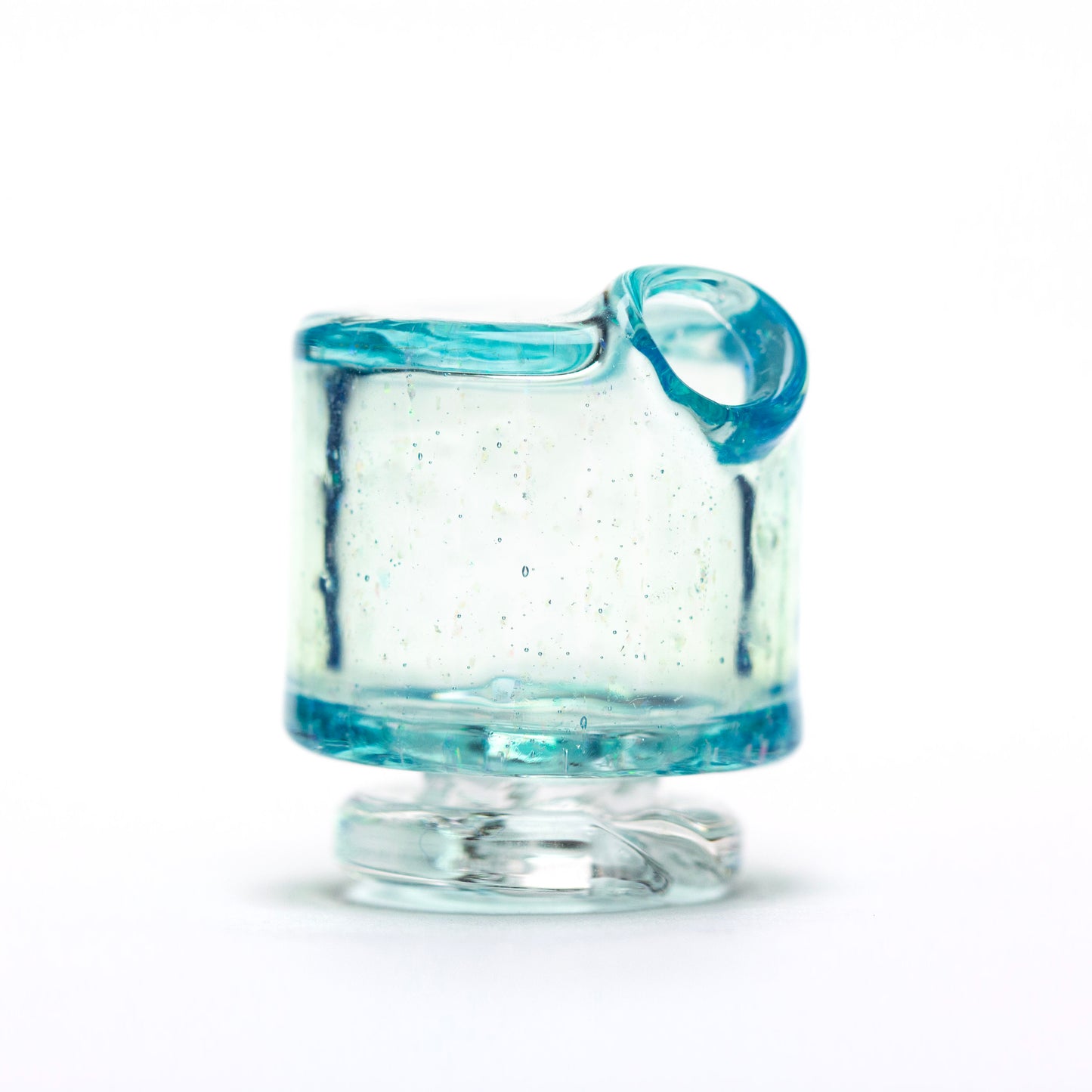 Sandalz Glass Meta Crushed Opal Pivot Spinner Tip #SAN24 - Planet Caravan