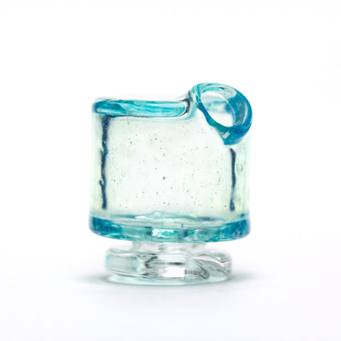 Sandalz Glass Meta Crushed Opal Pivot Spinner Tip #SAN24 - Planet Caravan