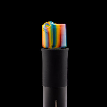 Sandalz Glass MShea Rainbow Pivot Spinner Tip #SAN22 - Planet Caravan