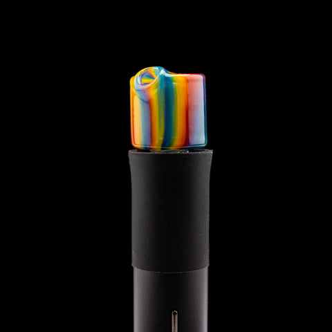 Sandalz Glass MShea Rainbow Pivot Spinner Tip #SAN22 - Planet Caravan