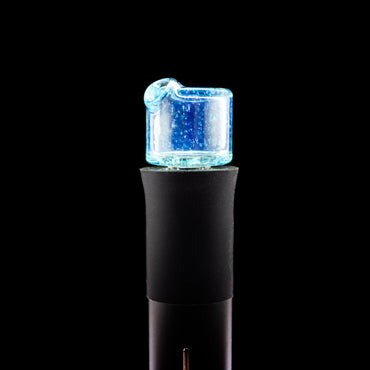Sandalz Glass Meta Crushed Opal Pivot Spinner Tip #SAN24 - Planet Caravan