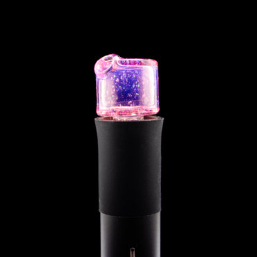 Sandalz Glass Telemagenta Crushed Opal Pivot Spinner Tip #SAN26 - Planet Caravan