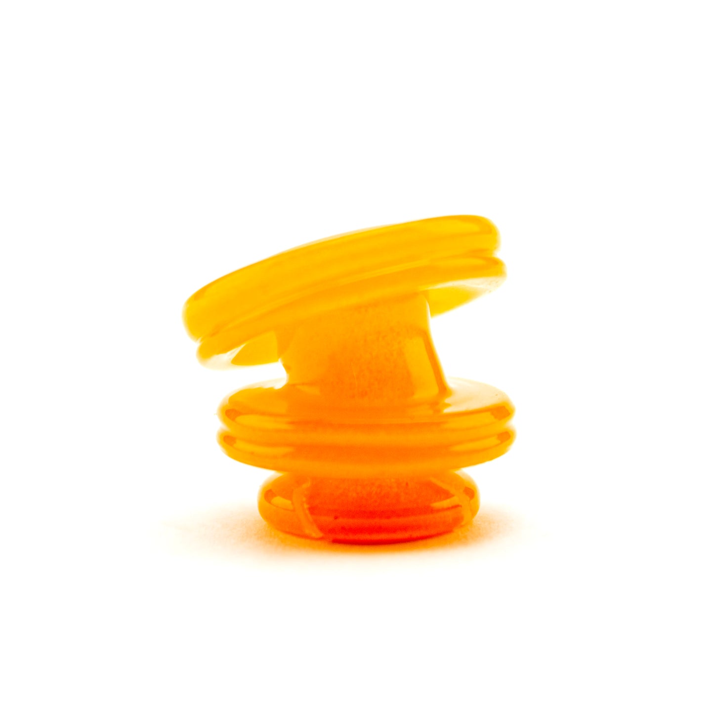 Slate Glass Boro Glow Orange (UV) Kickback Pivot Tip #SLA07 - Planet Caravan