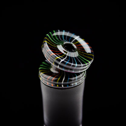 Slate Glass Stargazer Rainbow Kickback Pivot Tip #SLA15 - Planet Caravan