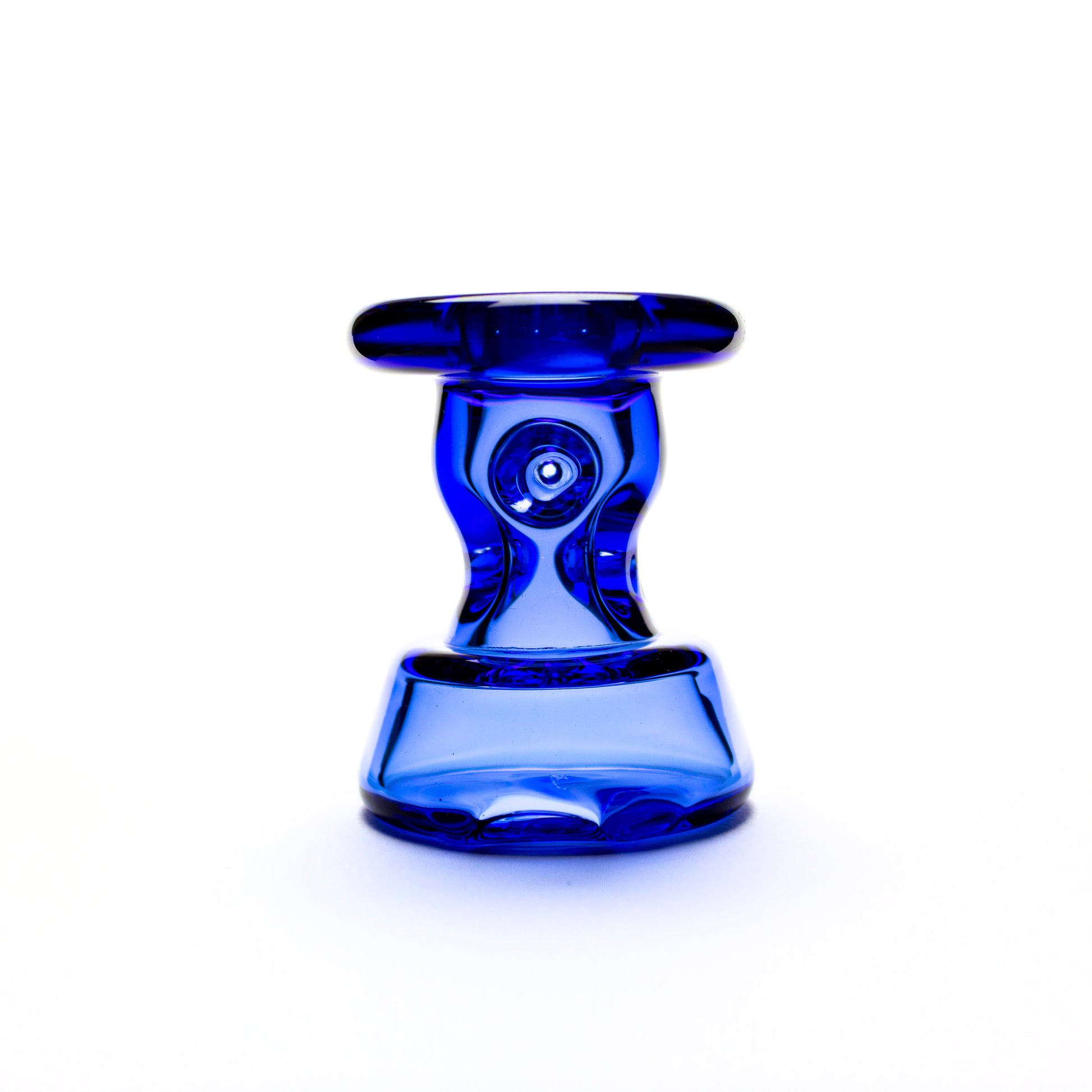Durin Glass Blue Mini Cooling Tower Peak Dry Top #DUR47 - Planet Caravan