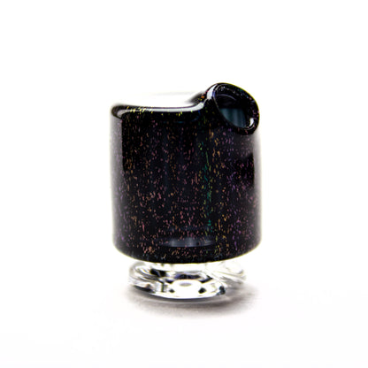 Sandalz Glass Black Dichro Pivot Spinner Tip #SAN40 - Planet Caravan