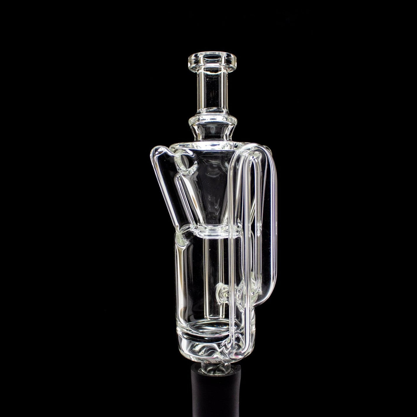 Dark Matter Dark Matter | Clear Pivot Recycler Tip Vaporizer Attachments | Planet Caravan