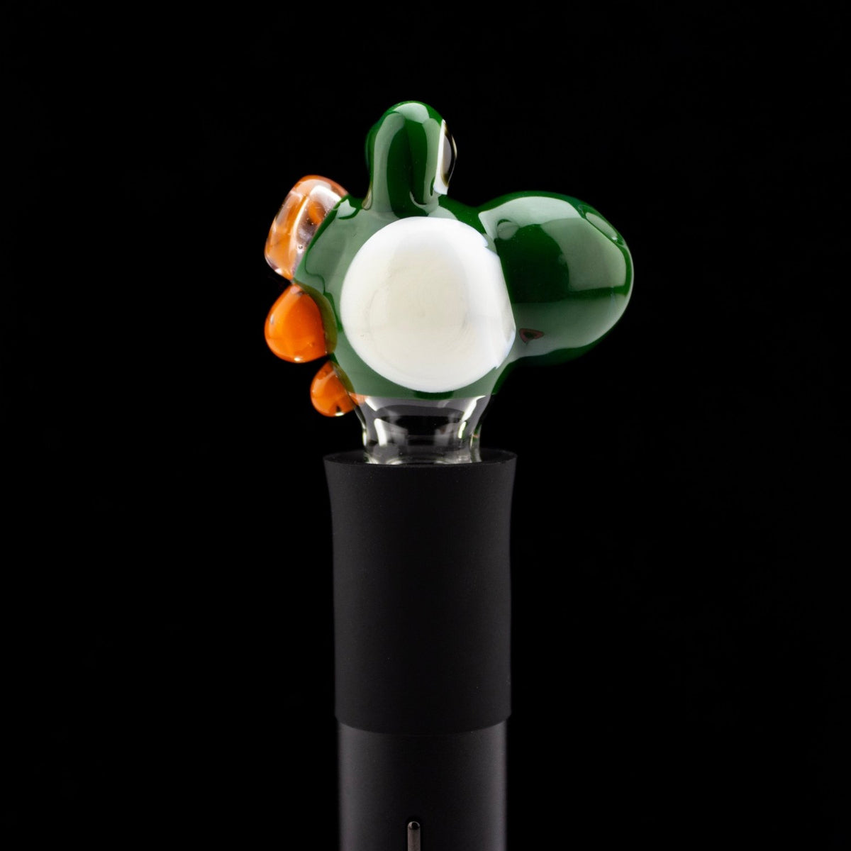Willy Glass Guy Green Yoshi Pivot Tip WGG10 Heady Pivot Accessories | Planet Caravan