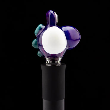 Willy Glass Guy Purple Yoshi Pivot Tip #WGG12 - Planet Caravan