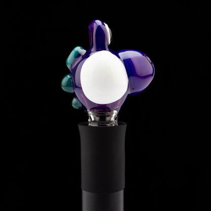 Willy Glass Guy Purple Yoshi Pivot Tip #WGG12 - Planet Caravan