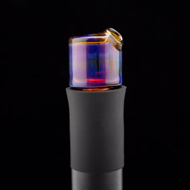 Sandalz Glass Amber Purple Pivot Spinner Tip #SAN51 - Planet Caravan