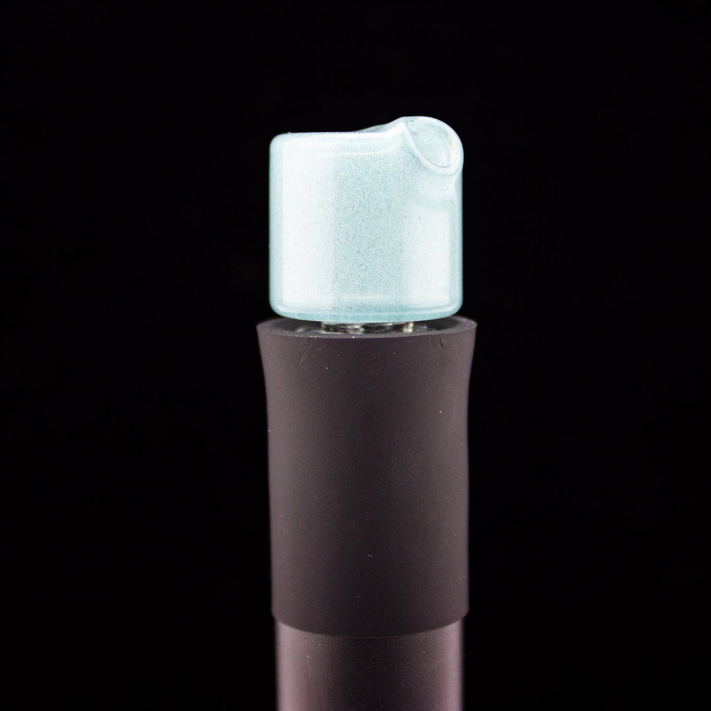 Sandalz Glass Blue Metallic Glow Pivot Spinner Tip #SAN53 - Planet Caravan