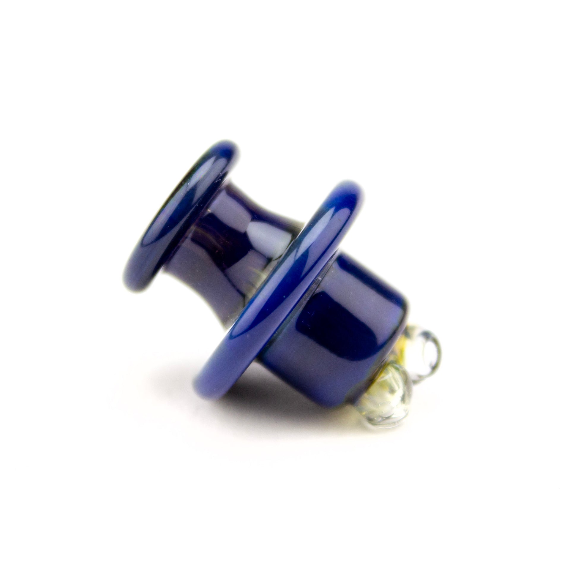 Sandalz Glass Dark Amber Purple 3DXL Dichro Spinner Cap #SAN44 - Planet Caravan