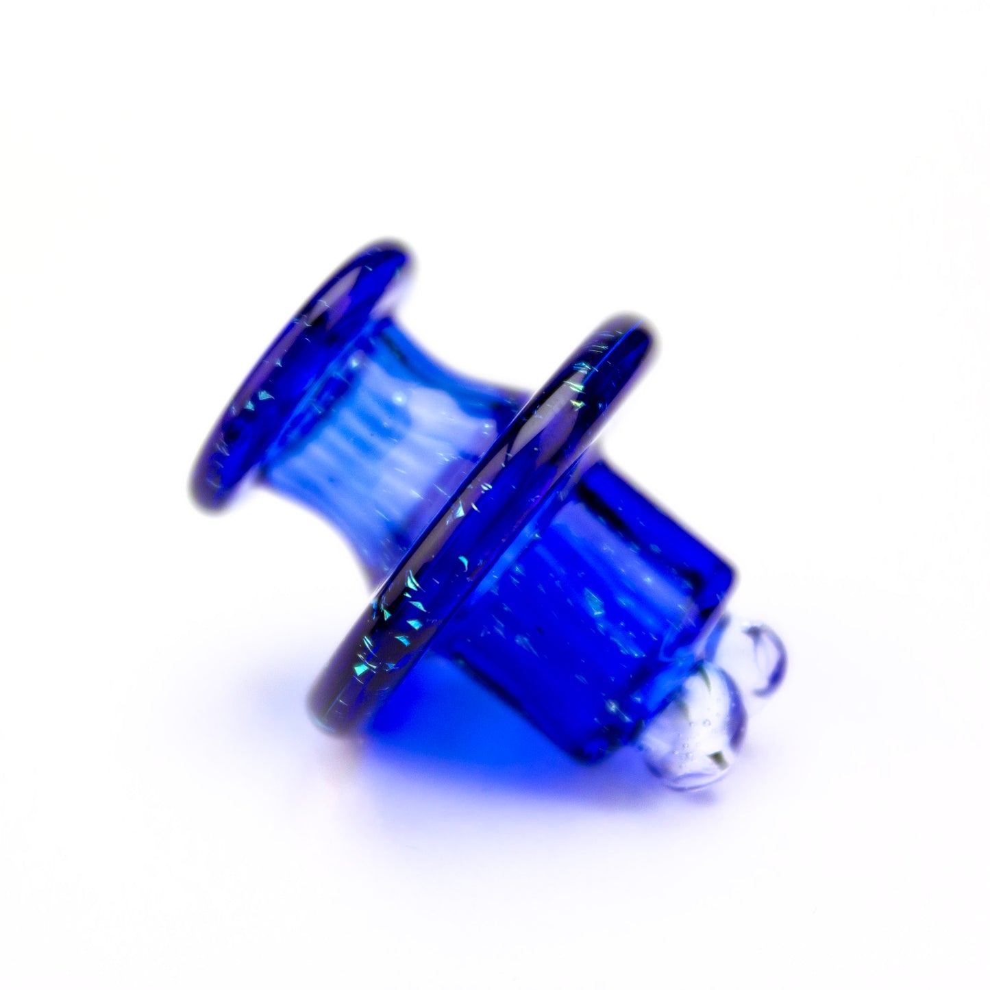Sandalz Glass Cobalt 3DXL Dichro Spinner Cap #SAN50 - Planet Caravan
