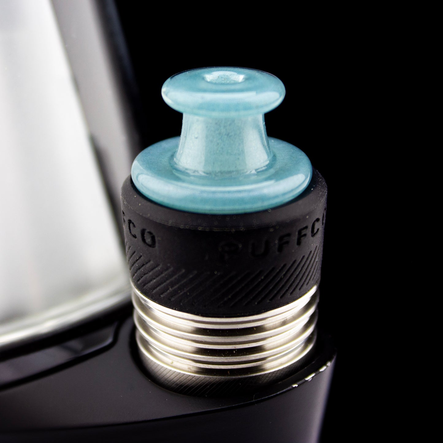 Sandalz Glass Blue Metallic Glow 3DXL Dichro Spinner Cap #SAN45 - Planet Caravan