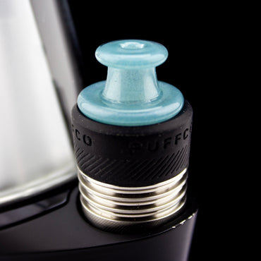Sandalz Glass Blue Metallic Glow 3DXL Dichro Spinner Cap #SAN45 - Planet Caravan