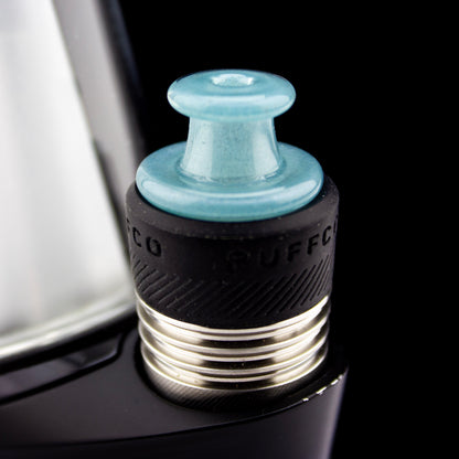 Sandalz Glass Blue Metallic Glow 3DXL Dichro Spinner Cap #SAN45 - Planet Caravan