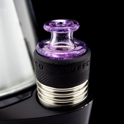 Sandalz Glass Gold Purple 3DXL Crushed Opal Spinner Cap #SAN47 - Planet Caravan