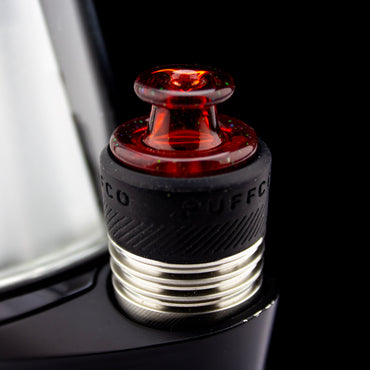 Sandalz Glass Red 3DXL Crushed Opal Spinner Cap #SAN48 - Planet Caravan