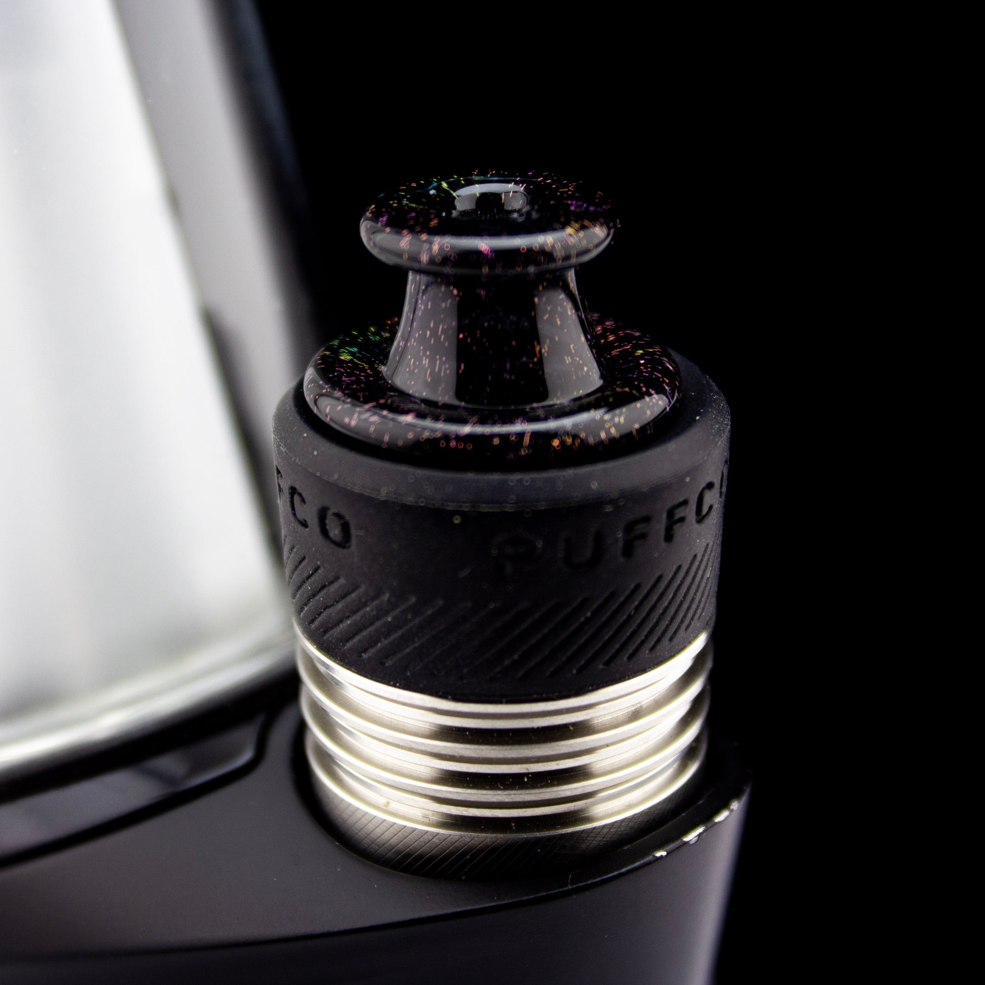 Sandalz Glass Black 3DXL Dichro Spinner Cap #SAN49 - Planet Caravan