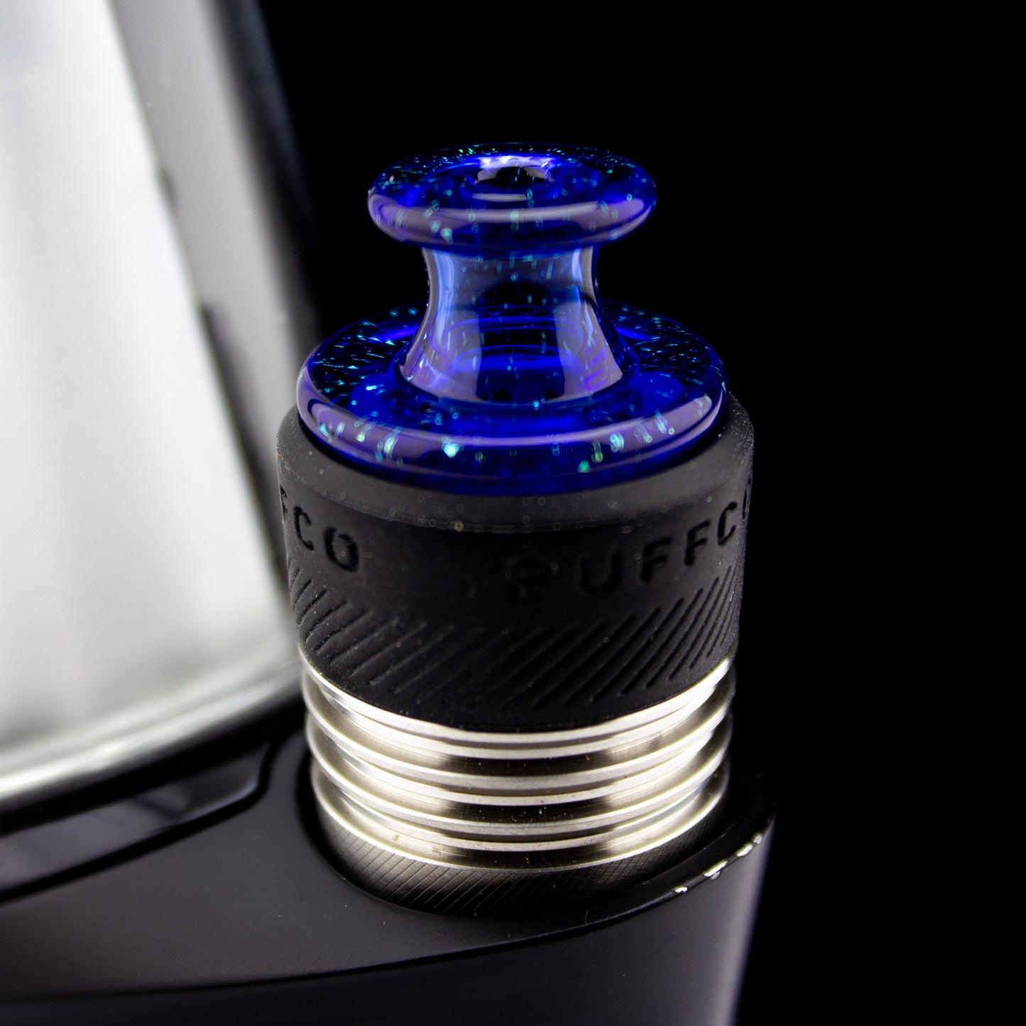Sandalz Glass Cobalt 3DXL Dichro Spinner Cap #SAN50 - Planet Caravan