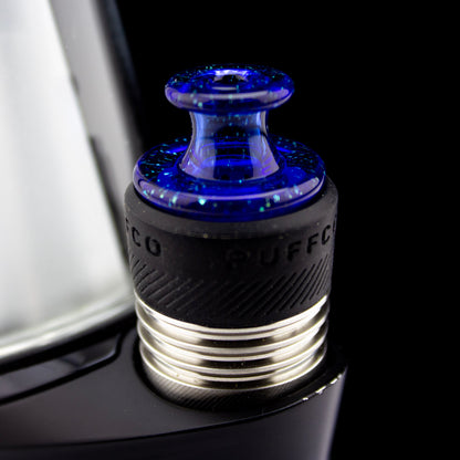 Sandalz Glass Cobalt 3DXL Dichro Spinner Cap #SAN50 - Planet Caravan
