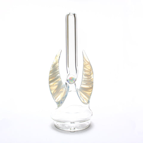 Clear with Moonstone Horns Opal Peak Dry Straw #MAG189