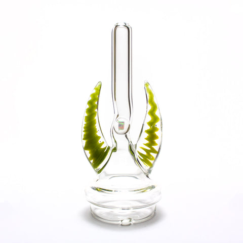 Clear with SwampThing Horns Opal Peak Dry Straw #MAG191