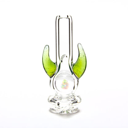 Clear with Plantphibean Horns Opal Pivot Tip #MAG213