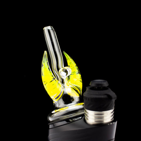 Clear with Lemon Slyme Horns Opal Peak Dry Straw #MAG187