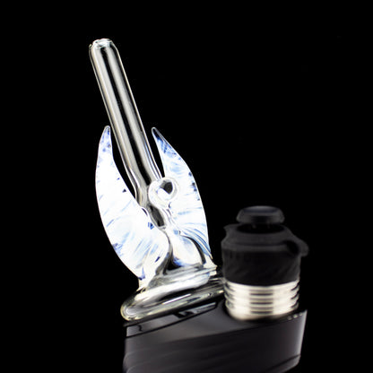 Clear with Moonstone Horns Opal Peak Dry Straw #MAG189