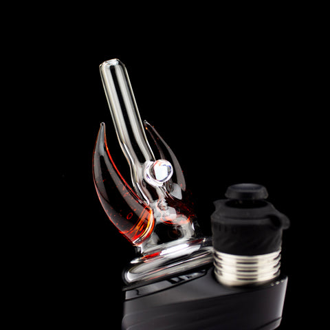 Clear with Sunstone Horns Opal Peak Dry Straw #MAG190