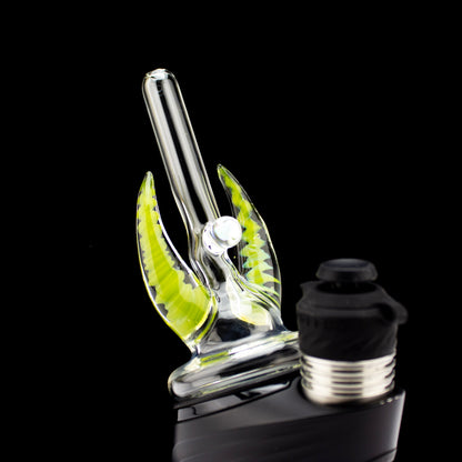 Clear with SwampThing Horns Opal Peak Dry Straw #MAG191