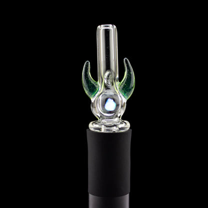 Clear with Plantphibean Horns Opal Pivot Tip #MAG213