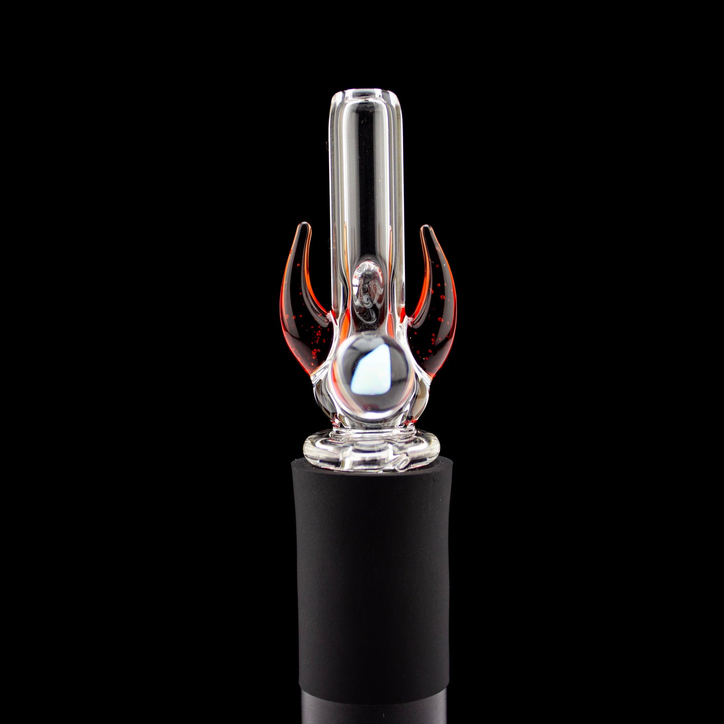 Clear with Sunstone Horns Opal Pivot Tip #MAG215