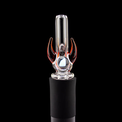 Clear with Sunstone Horns Opal Pivot Tip #MAG215
