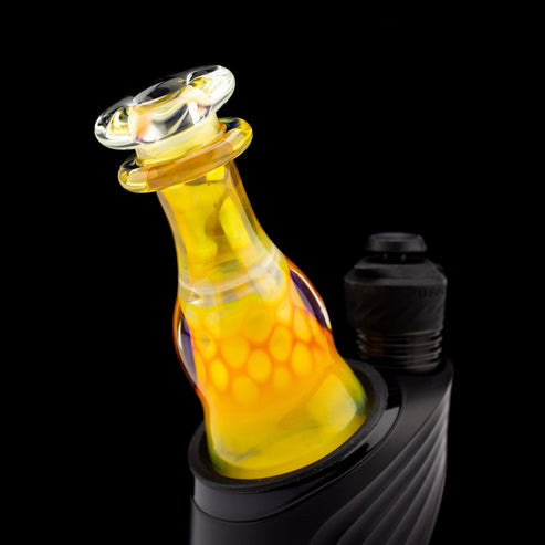 Catfish Glass Fumed Lip Honeycomb Dry Top CAF13 Vaporizer Attachments | Planet Caravan