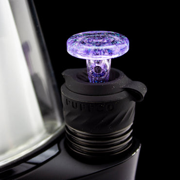 Surf City Tubes Purple Lollipop Crushed Opal 3DXL Joystick Cap #SCT100 - Planet Caravan