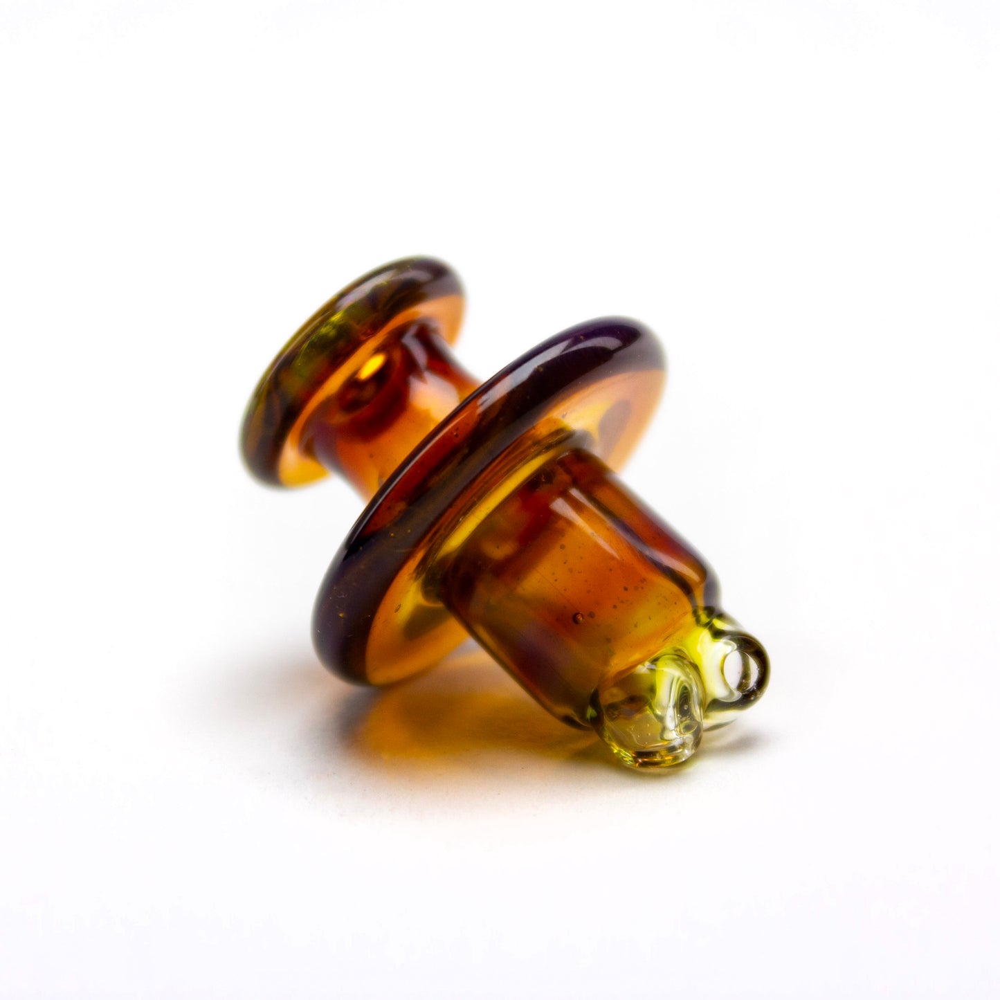 Sandalz Glass Amber Purple/Stardust 3DXL Spinner Cap #SAN60 - Planet Caravan