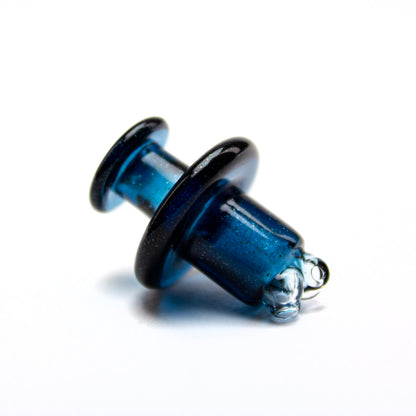Sandalz Glass Blue Stardust 3DXL Spinner Cap #SAN62 - Planet Caravan