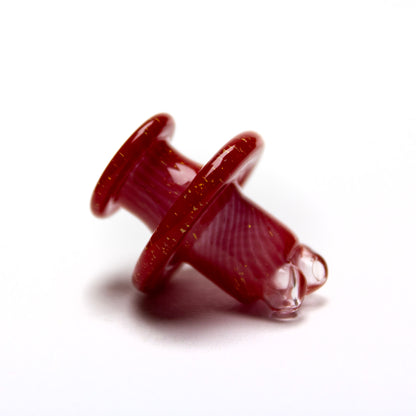 Red with Gold Dichro 3DXL Spinner Cap #SAN72