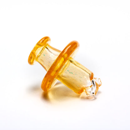 Sandalz Glass Tangie with Orange Dichro 3DXL Spinner Cap #SAN73 - Planet Caravan