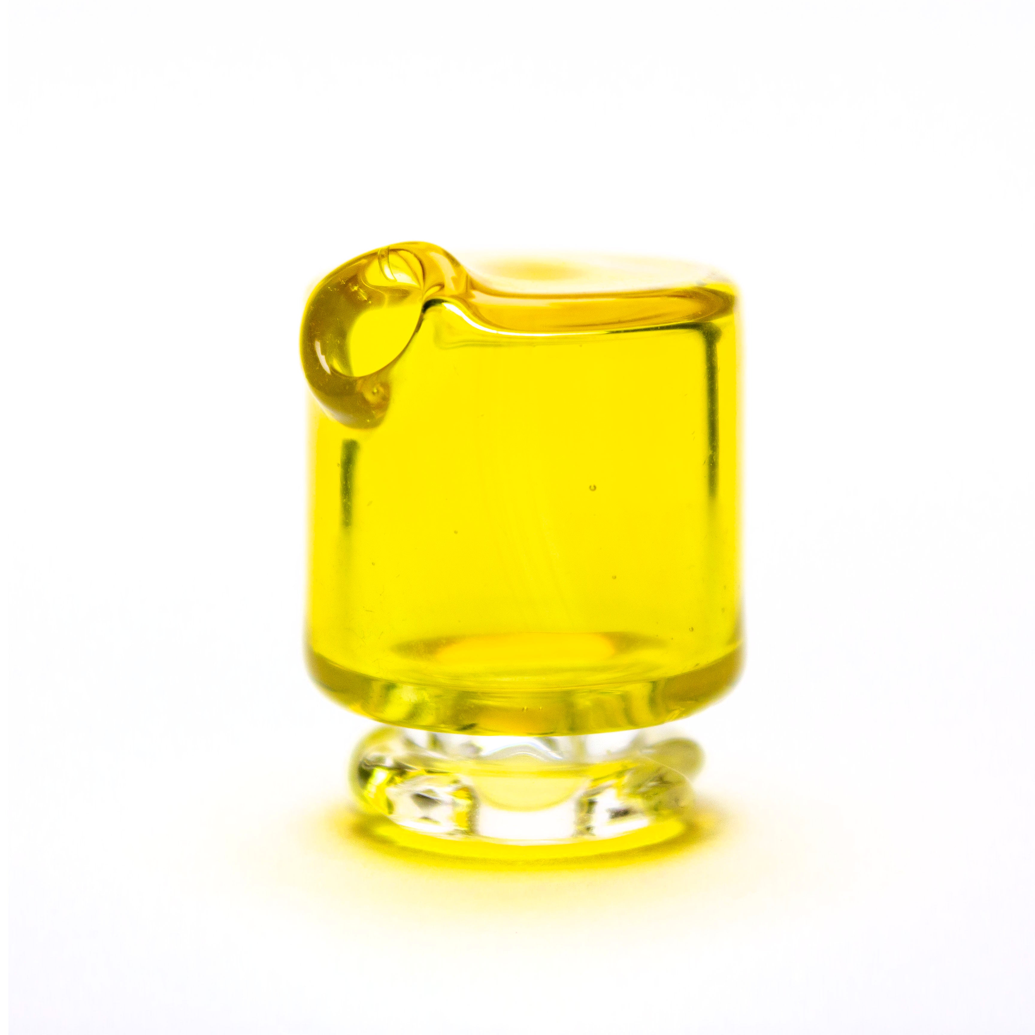 Sandalz Glass NS Yellow Pivot Spinner Tip #SAN81 - Planet Caravan
