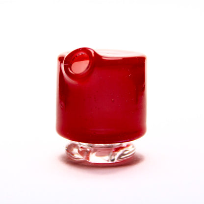 Sandalz Glass Red Pivot Spinner Tip #SAN82 - Planet Caravan