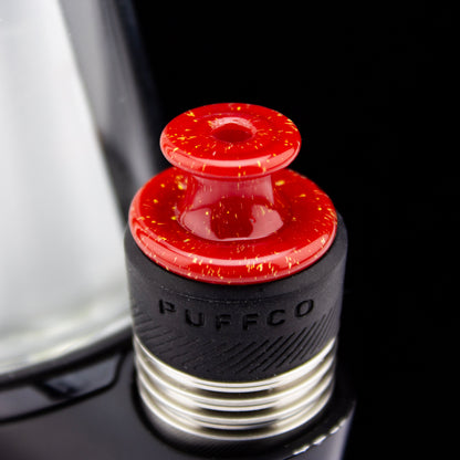 Red with Gold Dichro 3DXL Spinner Cap #SAN72