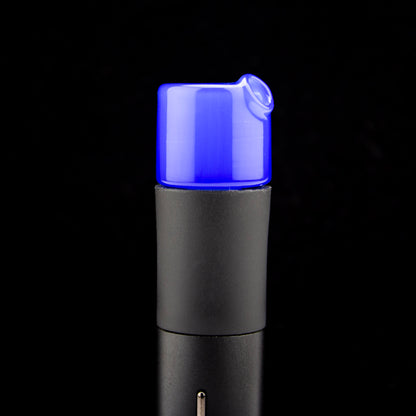 Sandalz Glass Blue Cheese Pivot Spinner Tip #SAN75 - Planet Caravan
